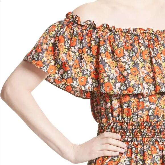 Rebecca Taylor Off Shoulder Moonlight Romper Size 10 NWOT - Picture 6 of 12